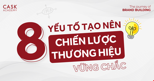 8 YẾU TỐ TẠO NÊN CHIẾN LƯỢC THƯƠNG HIỆU VỮNG CHẮC 